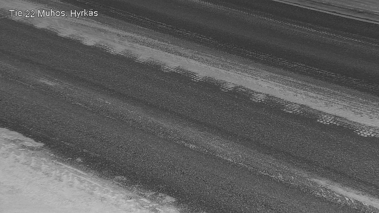 Weather Camera Image Road 22 Muhos, Hyrkäs, Muhos, Pohjois-Pohjanmaa