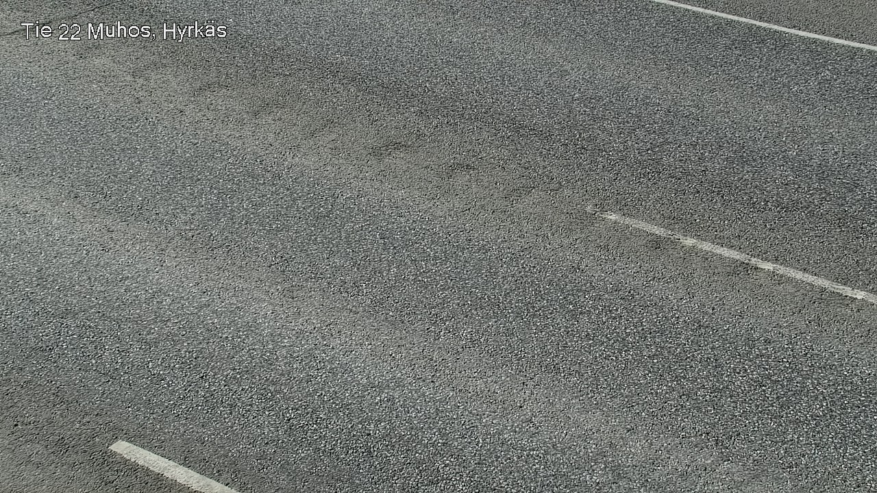 Weather Camera Image Road 22 Muhos, Hyrkäs, Muhos, Pohjois-Pohjanmaa