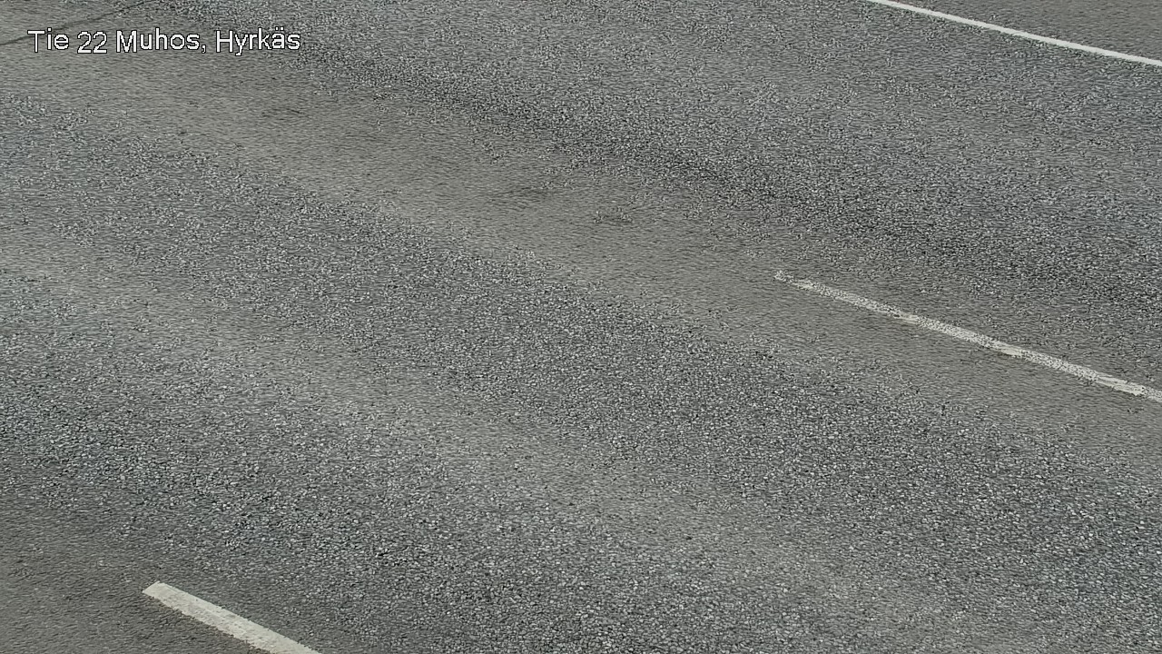 Weather Camera Image Road 22 Muhos, Hyrkäs, Muhos, Pohjois-Pohjanmaa