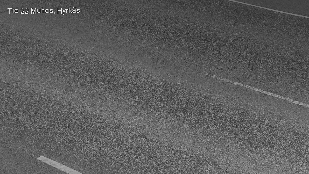 Weather Camera Image Road 22 Muhos, Hyrkäs, Muhos, Pohjois-Pohjanmaa