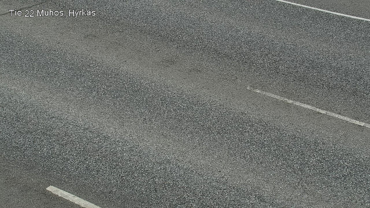 Weather Camera Image Väg 22 Muhos, Hyrkäs, Muhos, Pohjois-Pohjanmaa