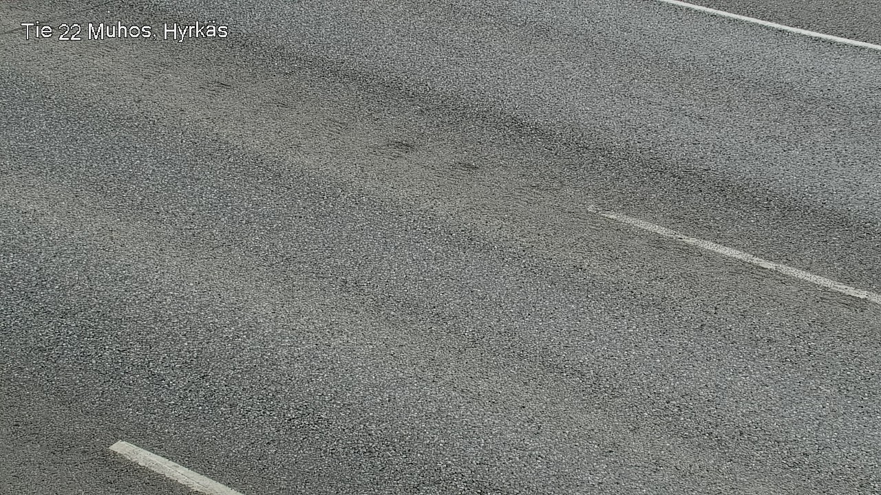 Weather Camera Image Väg 22 Muhos, Hyrkäs, Muhos, Pohjois-Pohjanmaa