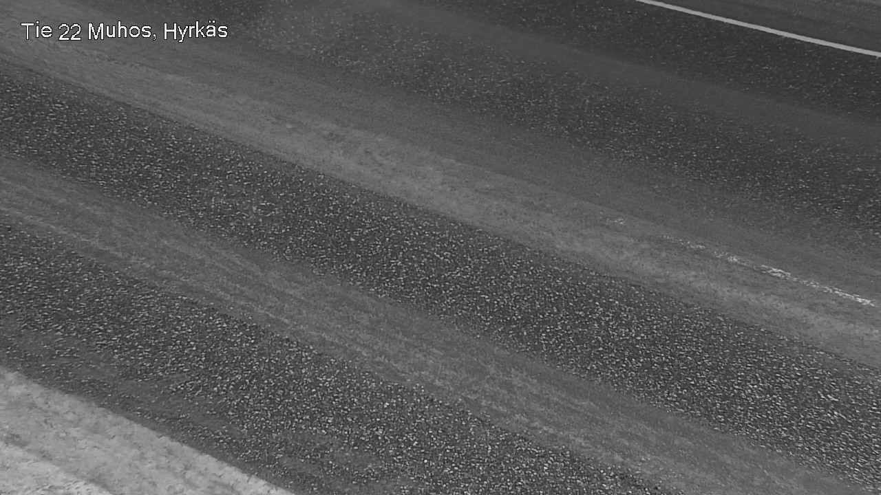 Weather Camera Image Väg 22 Muhos, Hyrkäs, Muhos, Pohjois-Pohjanmaa