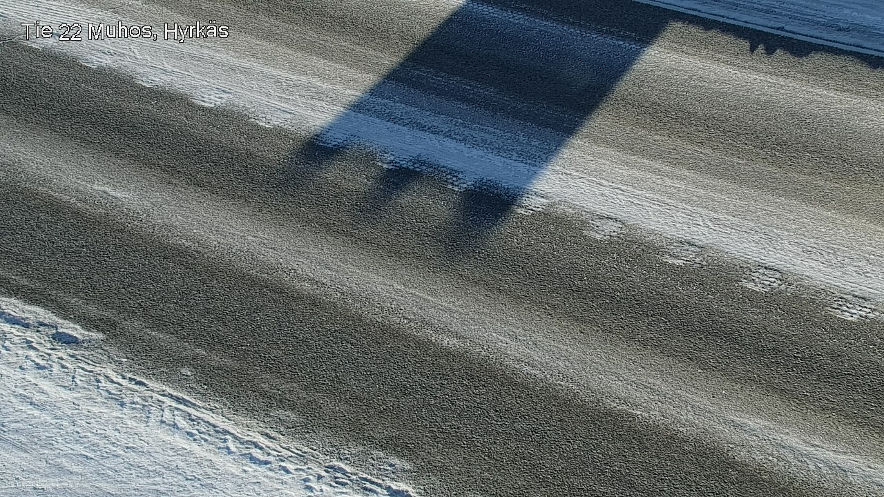 Weather Camera Image Road 22 Muhos, Hyrkäs, Muhos, Pohjois-Pohjanmaa