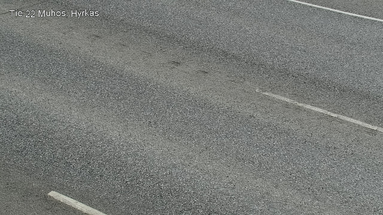 Weather Camera Image Road 22 Muhos, Hyrkäs, Muhos, Pohjois-Pohjanmaa