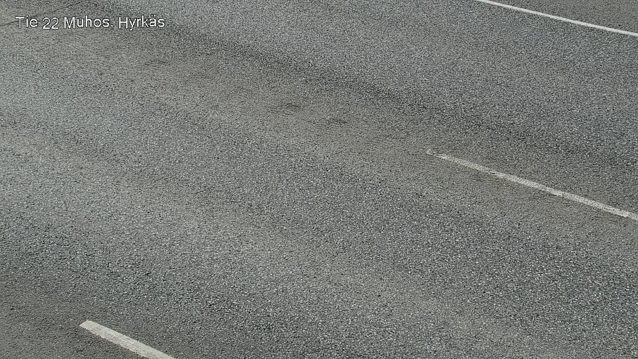 Weather Camera Image Väg 22 Muhos, Hyrkäs, Muhos, Pohjois-Pohjanmaa