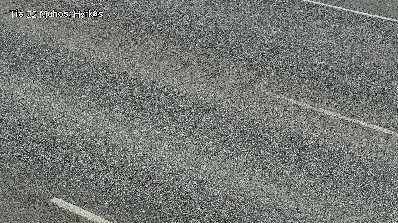 Weather Camera Image Road 22 Muhos, Hyrkäs, Muhos, Pohjois-Pohjanmaa