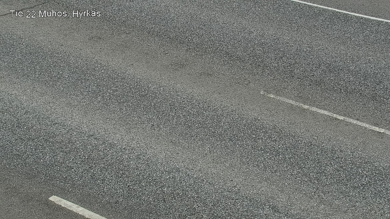 Weather Camera Image Väg 22 Muhos, Hyrkäs, Muhos, Pohjois-Pohjanmaa