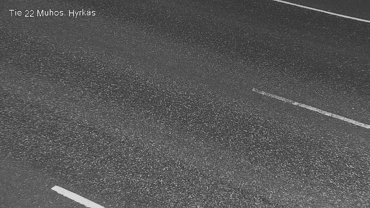 Weather Camera Image Road 22 Muhos, Hyrkäs, Muhos, Pohjois-Pohjanmaa