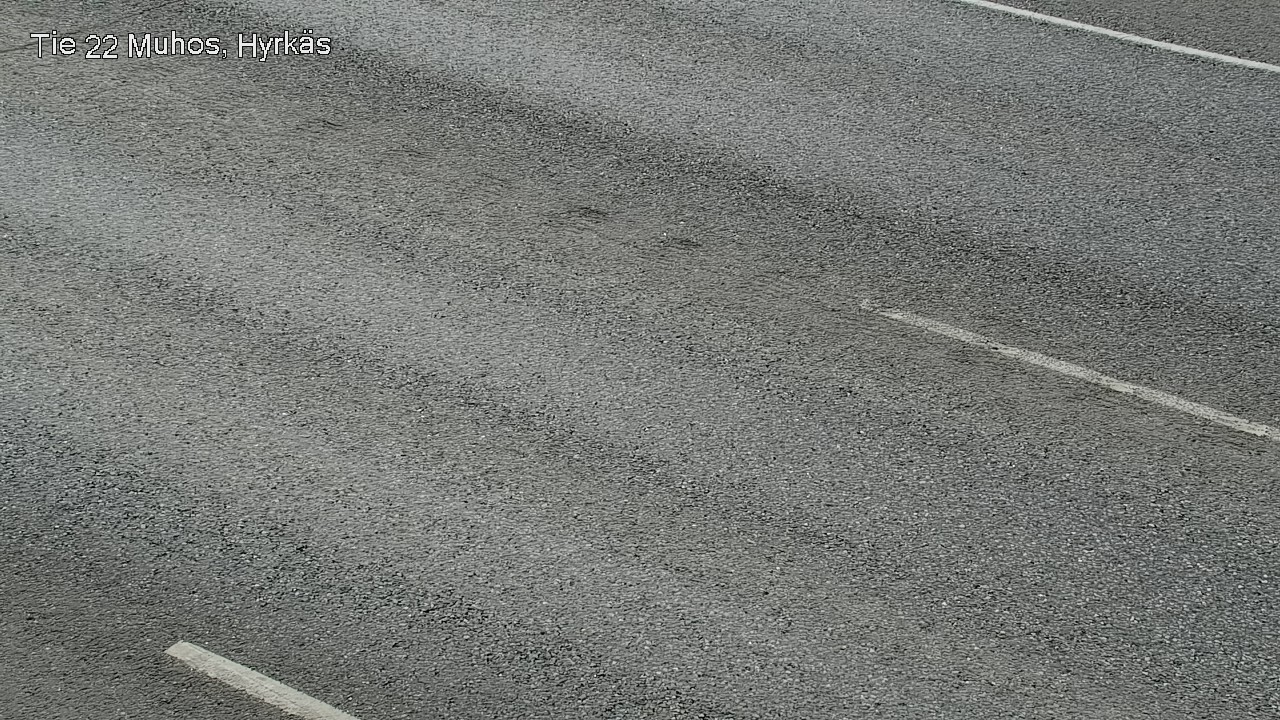Weather Camera Image Väg 22 Muhos, Hyrkäs, Muhos, Pohjois-Pohjanmaa