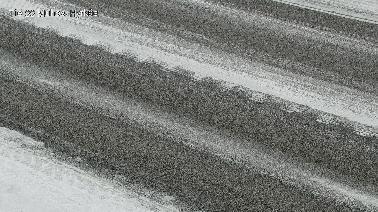 Weather Camera Image Road 22 Muhos, Hyrkäs, Muhos, Pohjois-Pohjanmaa