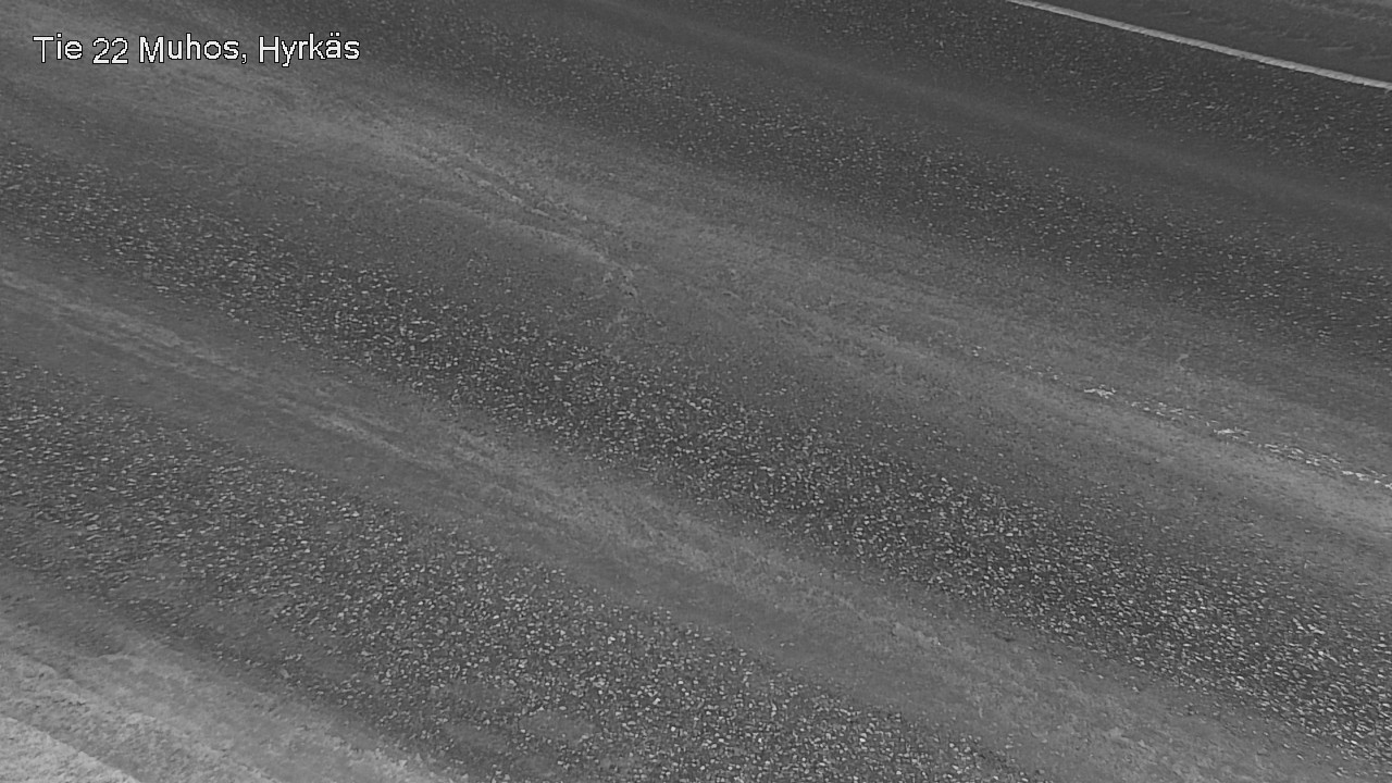 Weather Camera Image Väg 22 Muhos, Hyrkäs, Muhos, Pohjois-Pohjanmaa