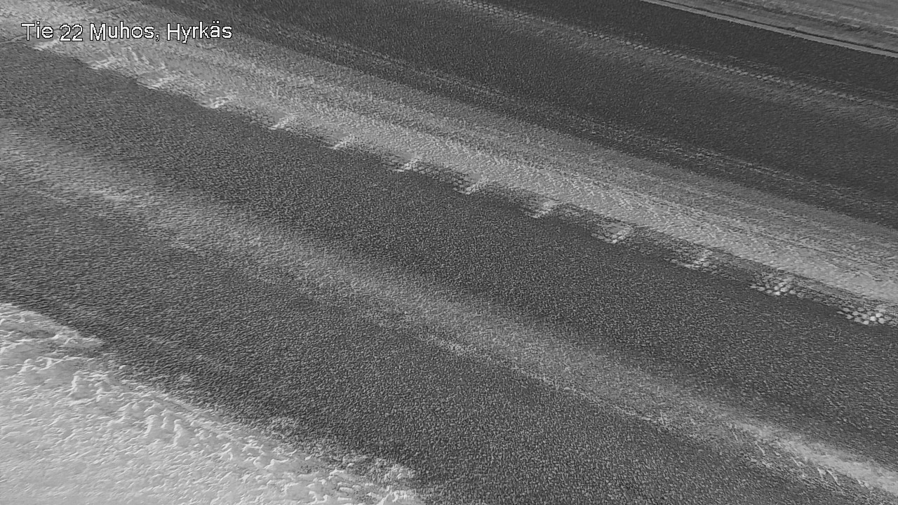 Weather Camera Image Road 22 Muhos, Hyrkäs, Muhos, Pohjois-Pohjanmaa
