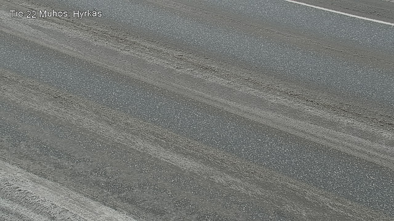 Weather Camera Image Road 22 Muhos, Hyrkäs, Muhos, Pohjois-Pohjanmaa
