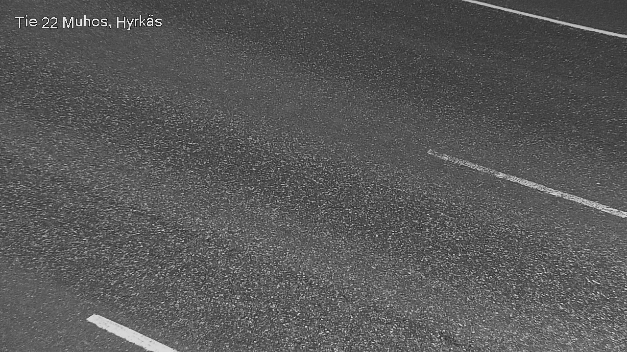 Weather Camera Image Road 22 Muhos, Hyrkäs, Muhos, Pohjois-Pohjanmaa