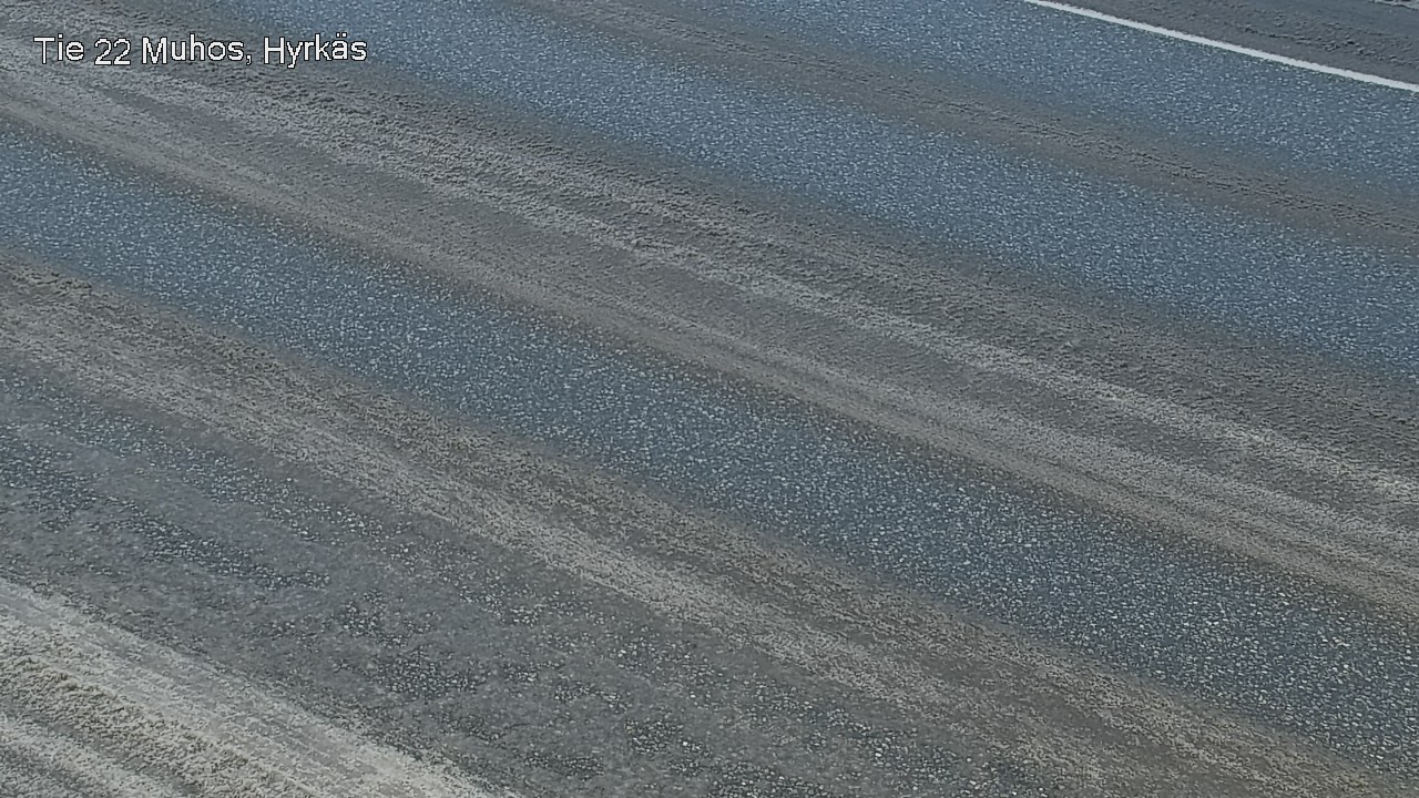 Weather Camera Image Road 22 Muhos, Hyrkäs, Muhos, Pohjois-Pohjanmaa