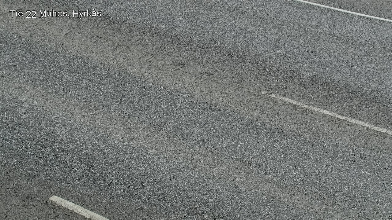 Weather Camera Image Väg 22 Muhos, Hyrkäs, Muhos, Pohjois-Pohjanmaa
