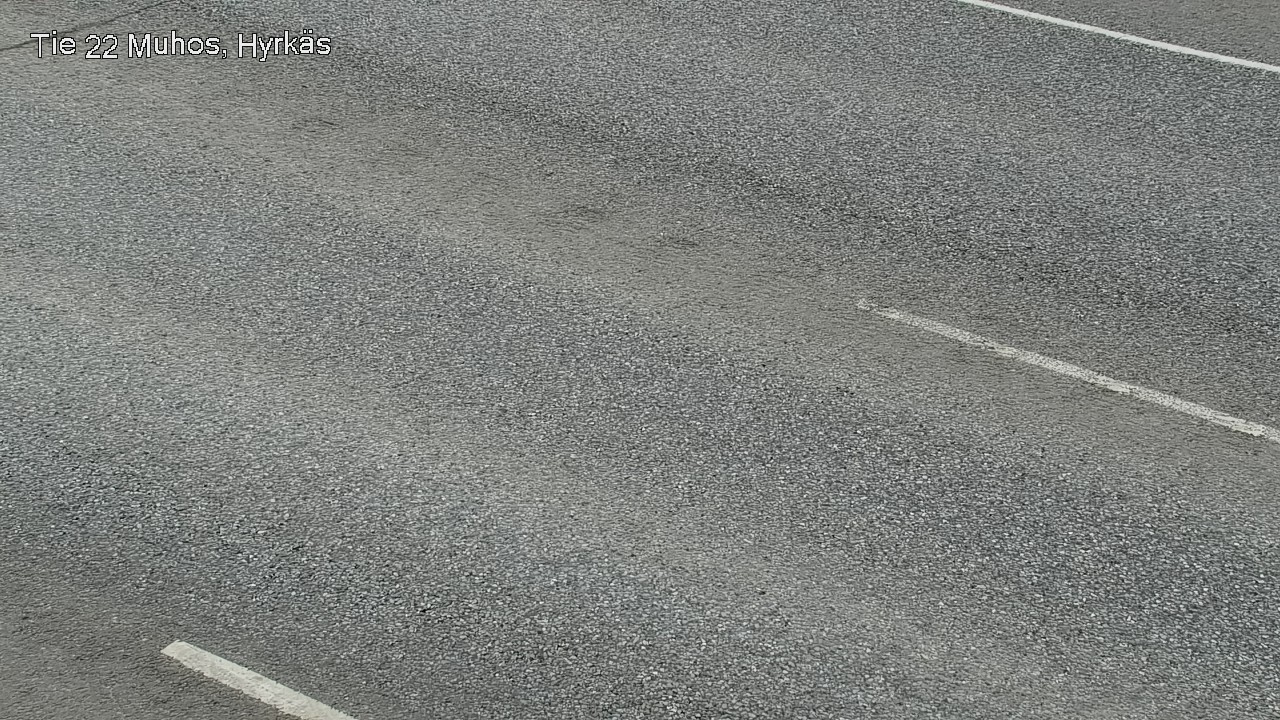 Weather Camera Image Road 22 Muhos, Hyrkäs, Muhos, Pohjois-Pohjanmaa