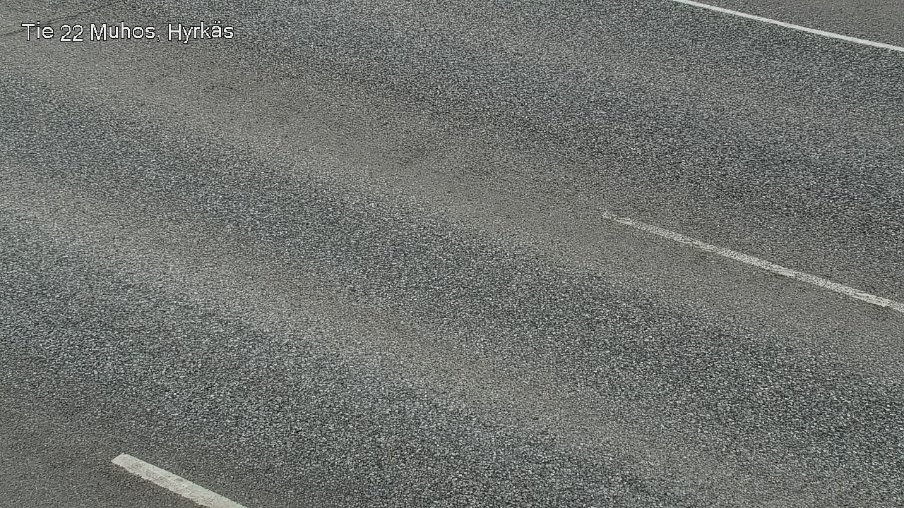 Weather Camera Image Road 22 Muhos, Hyrkäs, Muhos, Pohjois-Pohjanmaa