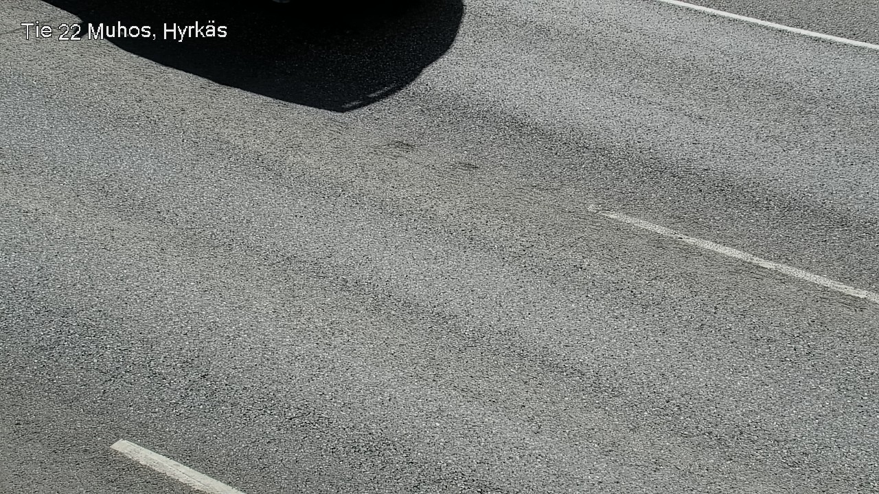 Weather Camera Image Väg 22 Muhos, Hyrkäs, Muhos, Pohjois-Pohjanmaa
