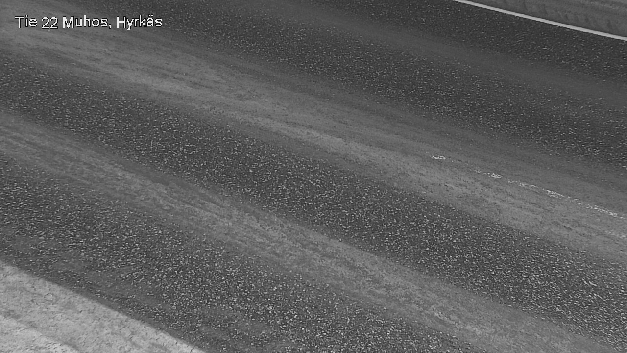 Weather Camera Image Väg 22 Muhos, Hyrkäs, Muhos, Pohjois-Pohjanmaa