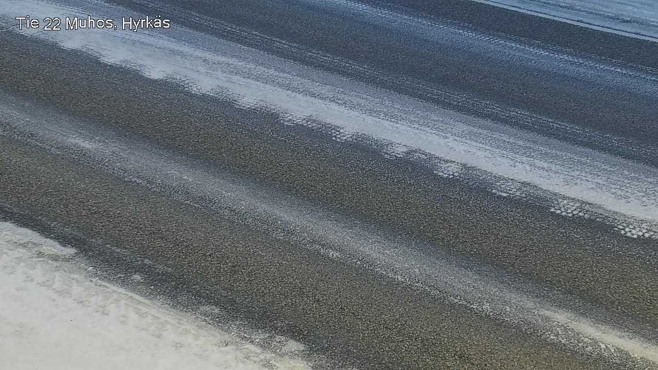 Weather Camera Image Road 22 Muhos, Hyrkäs, Muhos, Pohjois-Pohjanmaa