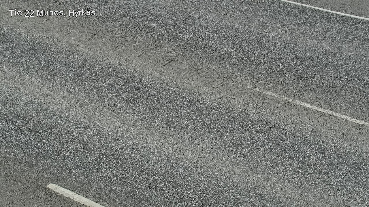 Weather Camera Image Road 22 Muhos, Hyrkäs, Muhos, Pohjois-Pohjanmaa