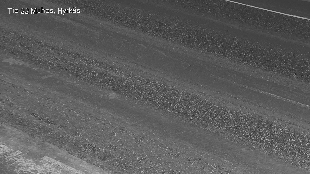 Weather Camera Image Road 22 Muhos, Hyrkäs, Muhos, Pohjois-Pohjanmaa