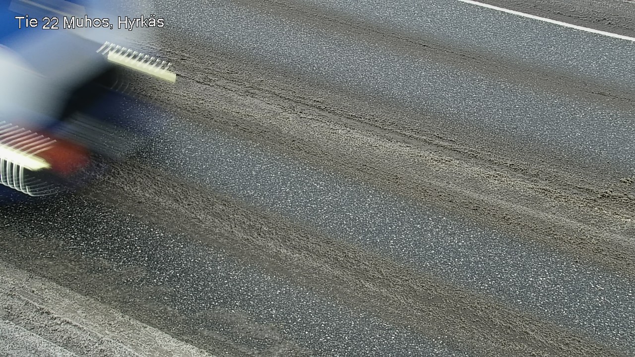 Weather Camera Image Väg 22 Muhos, Hyrkäs, Muhos, Pohjois-Pohjanmaa