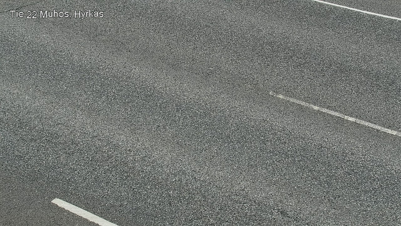 Weather Camera Image Road 22 Muhos, Hyrkäs, Muhos, Pohjois-Pohjanmaa