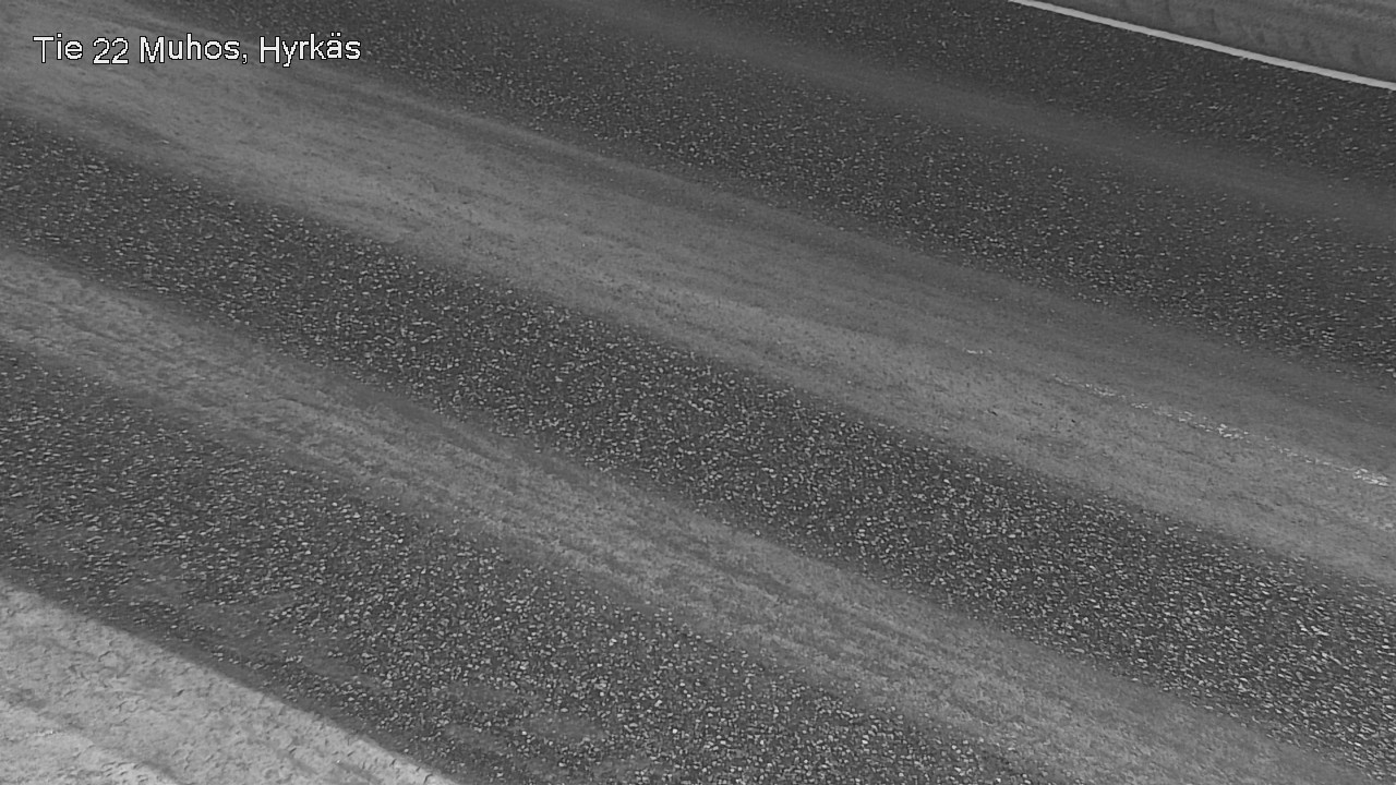 Weather Camera Image Väg 22 Muhos, Hyrkäs, Muhos, Pohjois-Pohjanmaa