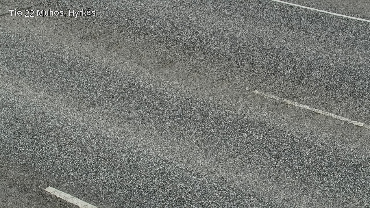 Weather Camera Image Road 22 Muhos, Hyrkäs, Muhos, Pohjois-Pohjanmaa