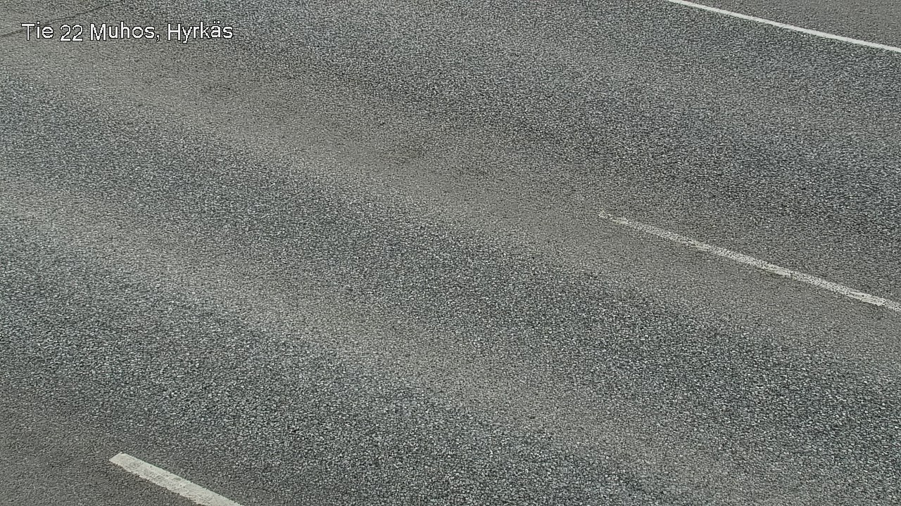 Weather Camera Image Road 22 Muhos, Hyrkäs, Muhos, Pohjois-Pohjanmaa