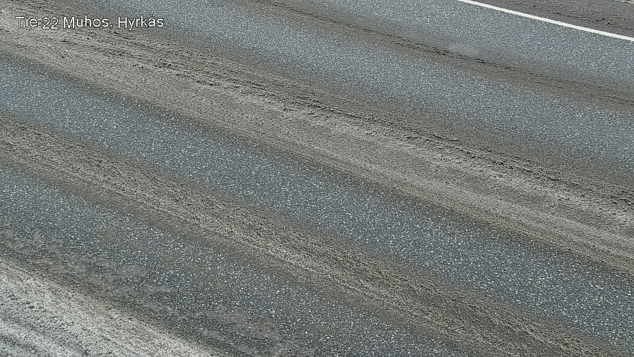 Weather Camera Image Road 22 Muhos, Hyrkäs, Muhos, Pohjois-Pohjanmaa