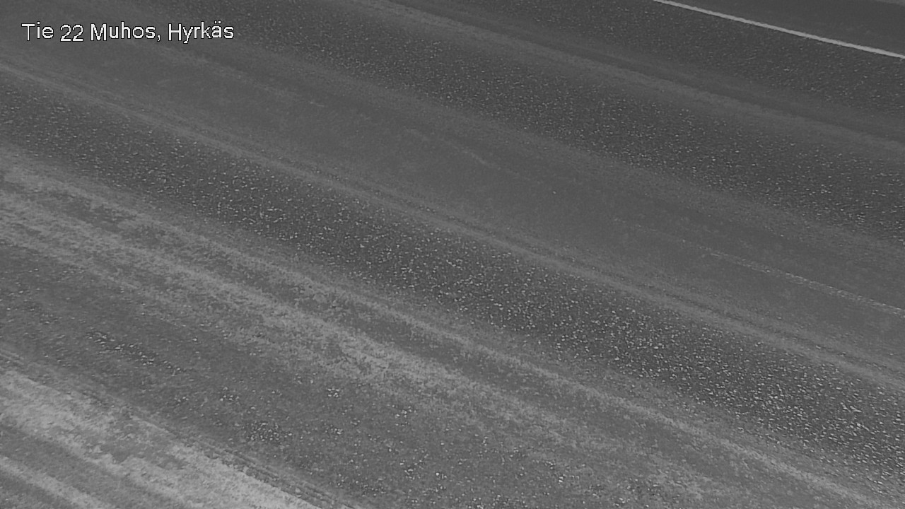 Weather Camera Image Road 22 Muhos, Hyrkäs, Muhos, Pohjois-Pohjanmaa