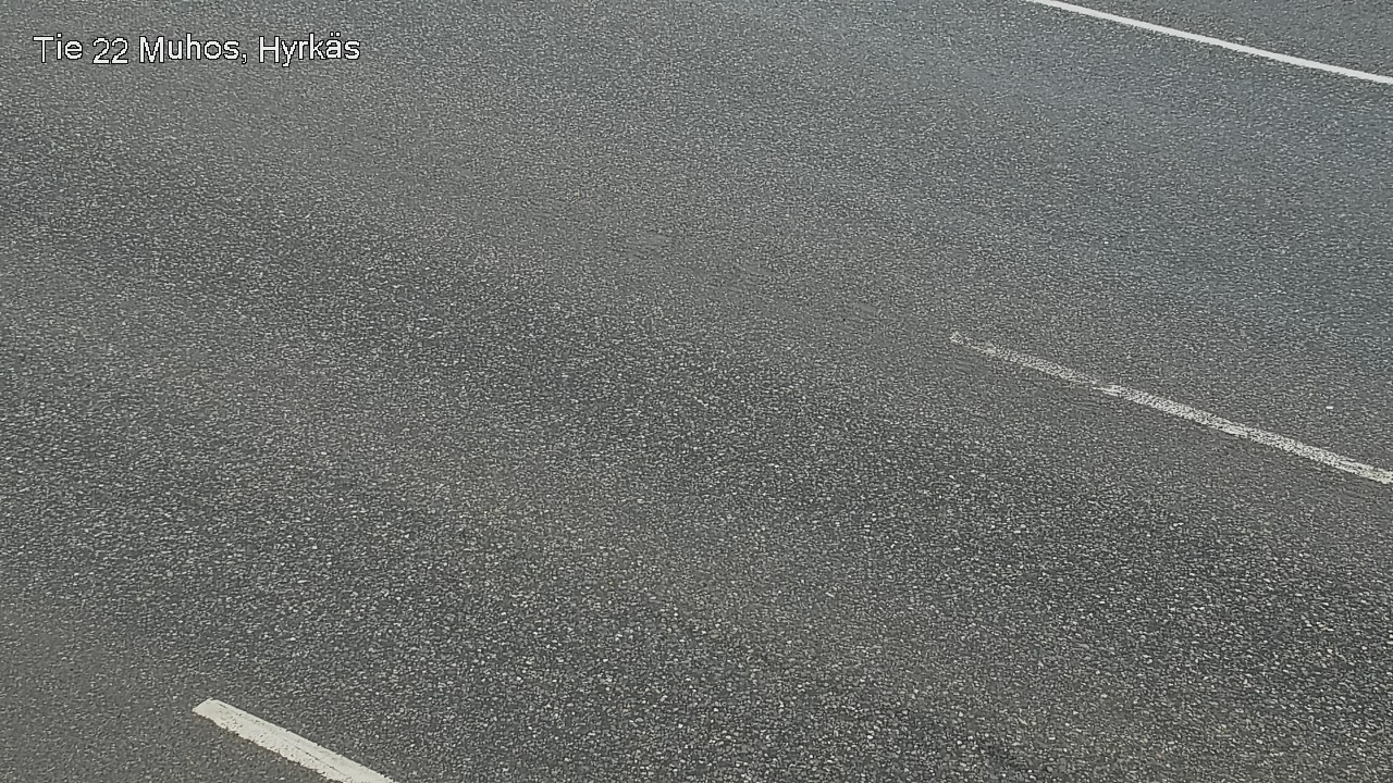 Weather Camera Image Road 22 Muhos, Hyrkäs, Muhos, Pohjois-Pohjanmaa