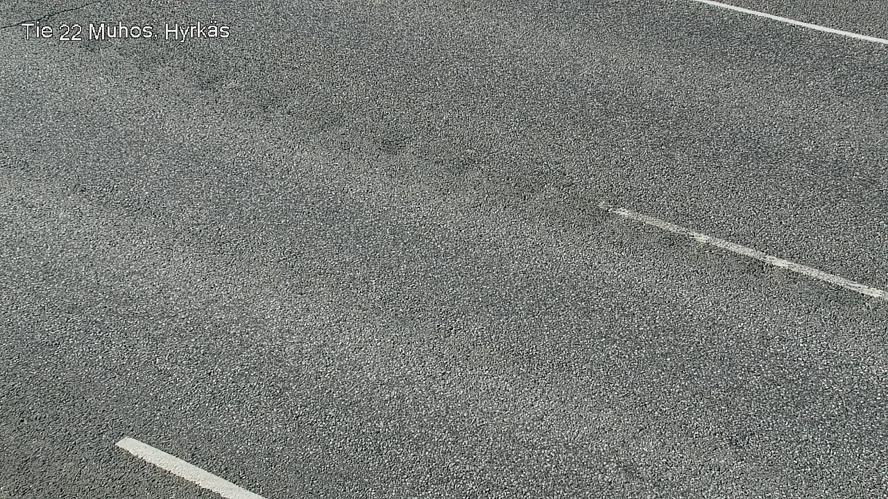 Weather Camera Image Road 22 Muhos, Hyrkäs, Muhos, Pohjois-Pohjanmaa