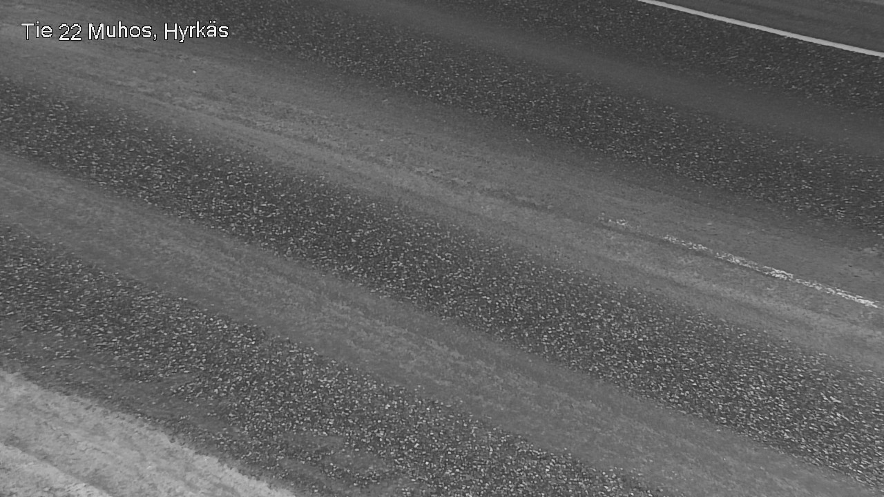 Weather Camera Image Väg 22 Muhos, Hyrkäs, Muhos, Pohjois-Pohjanmaa