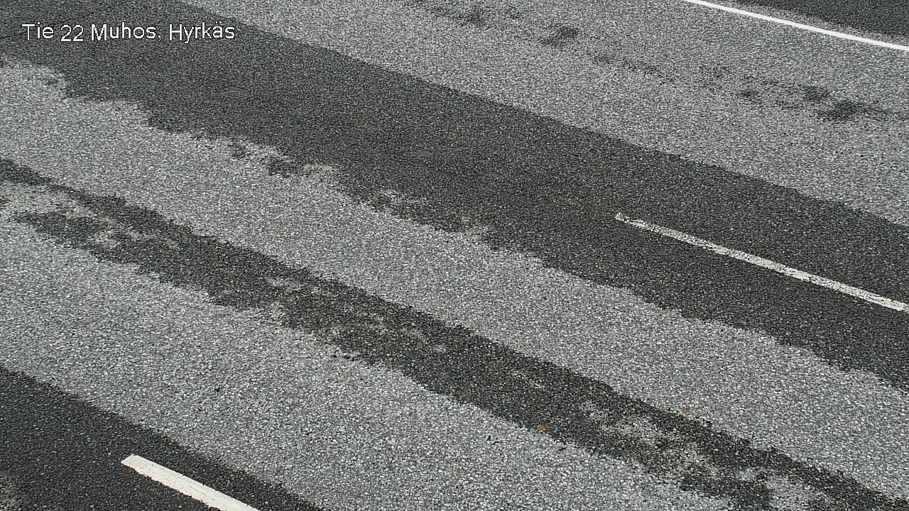 Weather Camera Image Väg 22 Muhos, Hyrkäs, Muhos, Pohjois-Pohjanmaa