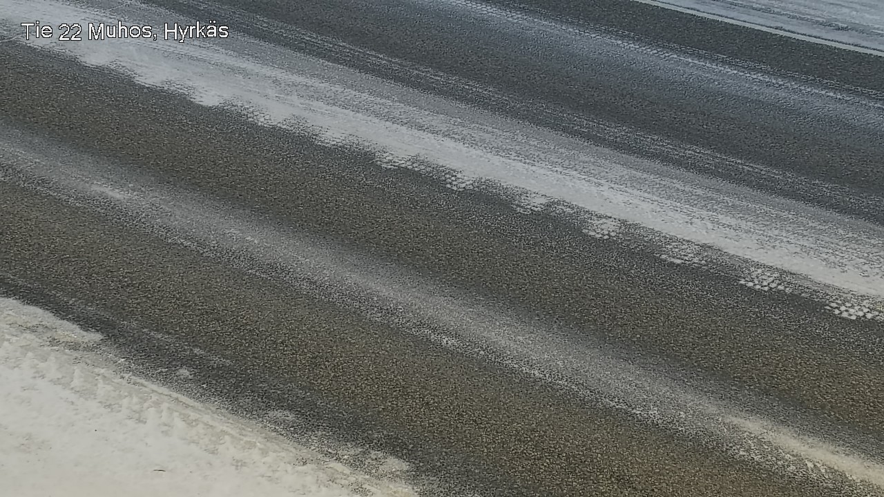 Weather Camera Image Road 22 Muhos, Hyrkäs, Muhos, Pohjois-Pohjanmaa