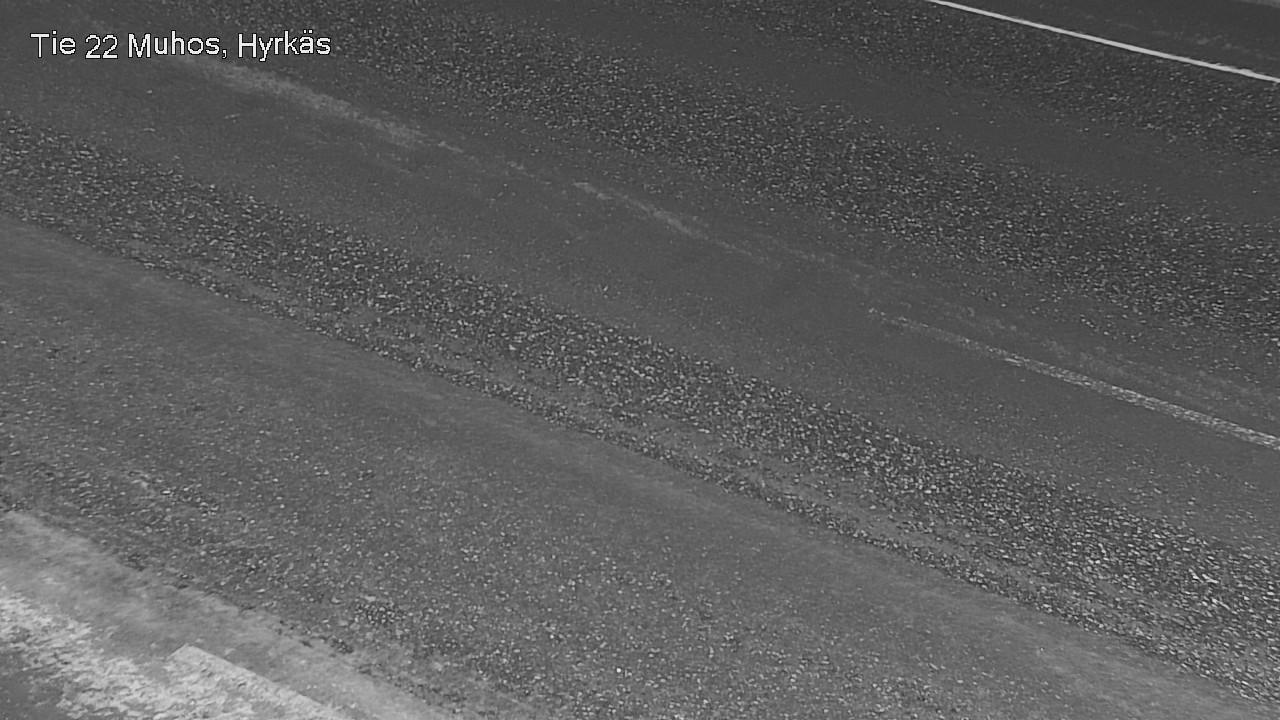 Weather Camera Image Road 22 Muhos, Hyrkäs, Muhos, Pohjois-Pohjanmaa