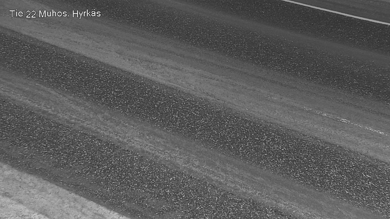 Weather Camera Image Väg 22 Muhos, Hyrkäs, Muhos, Pohjois-Pohjanmaa