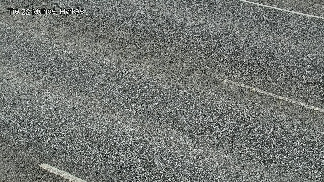 Weather Camera Image Road 22 Muhos, Hyrkäs, Muhos, Pohjois-Pohjanmaa