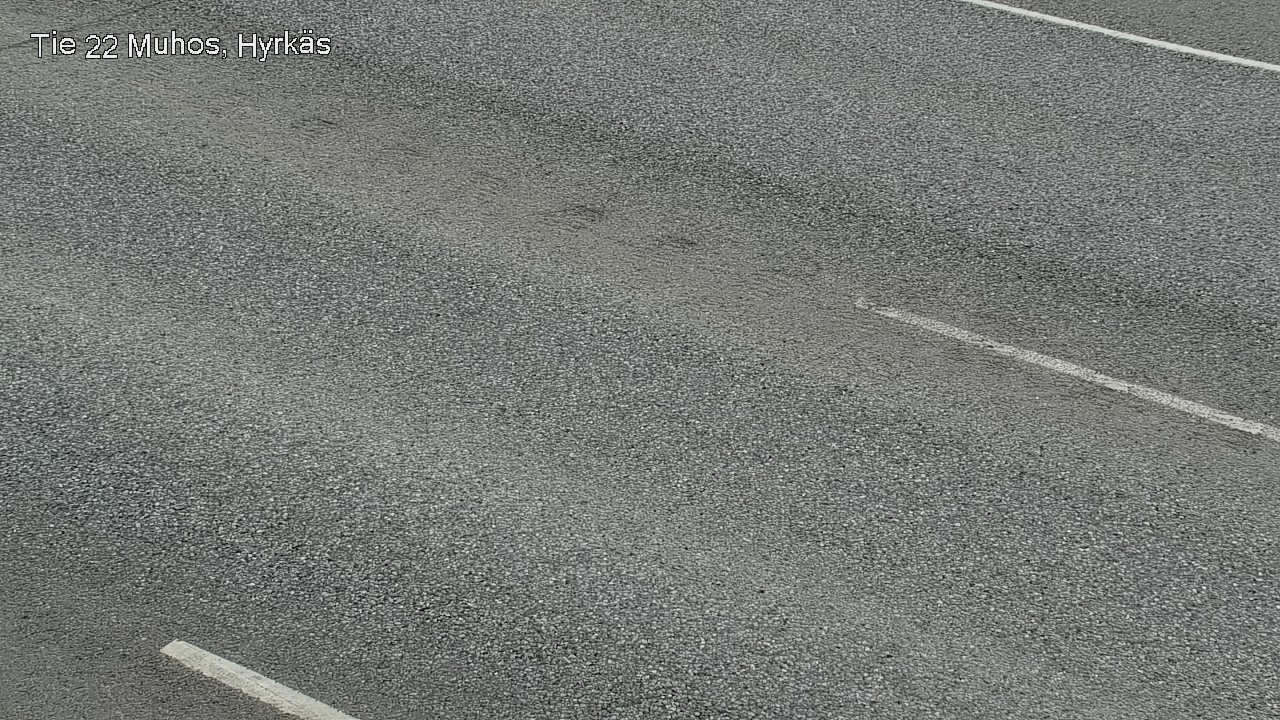 Weather Camera Image Väg 22 Muhos, Hyrkäs, Muhos, Pohjois-Pohjanmaa