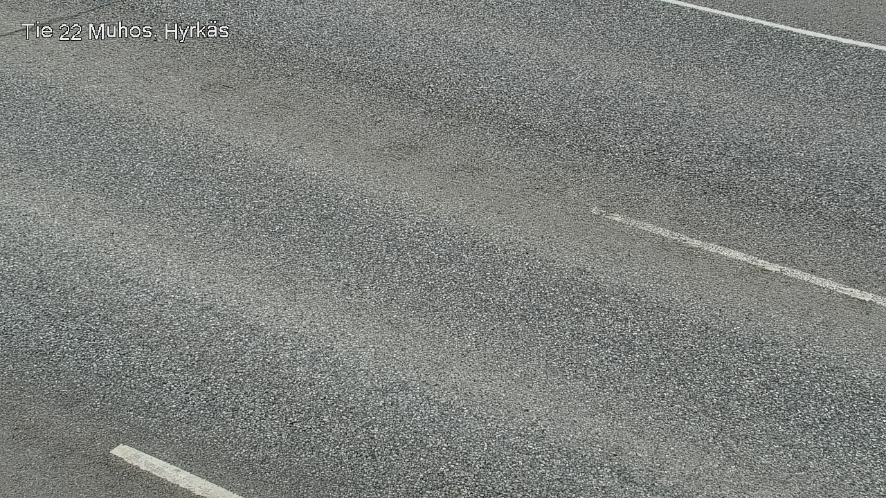 Weather Camera Image Väg 22 Muhos, Hyrkäs, Muhos, Pohjois-Pohjanmaa