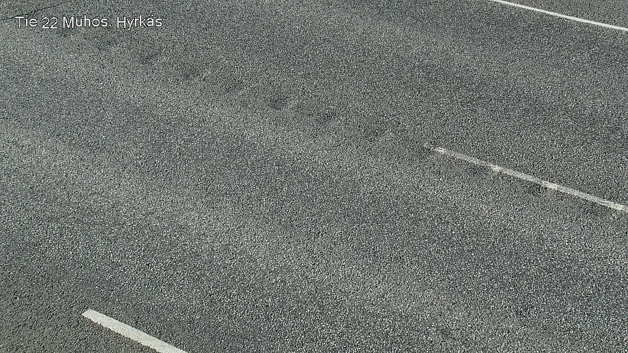 Weather Camera Image Road 22 Muhos, Hyrkäs, Muhos, Pohjois-Pohjanmaa