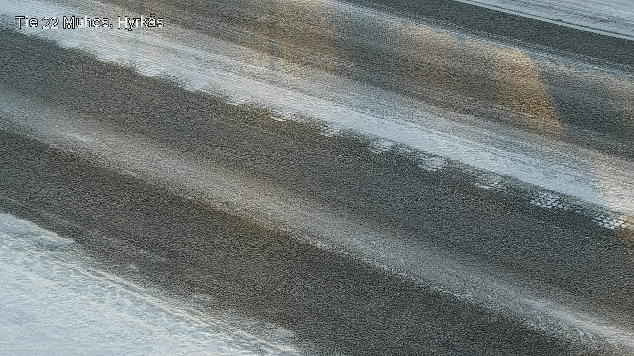 Weather Camera Image Road 22 Muhos, Hyrkäs, Muhos, Pohjois-Pohjanmaa