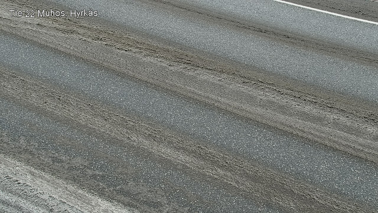 Weather Camera Image Road 22 Muhos, Hyrkäs, Muhos, Pohjois-Pohjanmaa