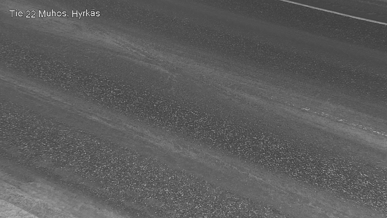 Weather Camera Image Väg 22 Muhos, Hyrkäs, Muhos, Pohjois-Pohjanmaa