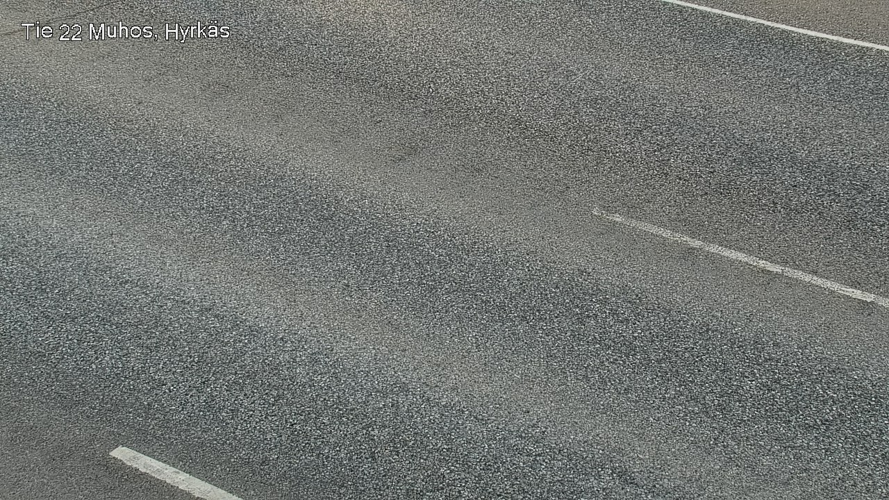 Weather Camera Image Road 22 Muhos, Hyrkäs, Muhos, Pohjois-Pohjanmaa